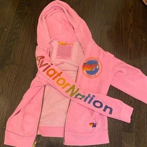 Pink Aviator nation jacket